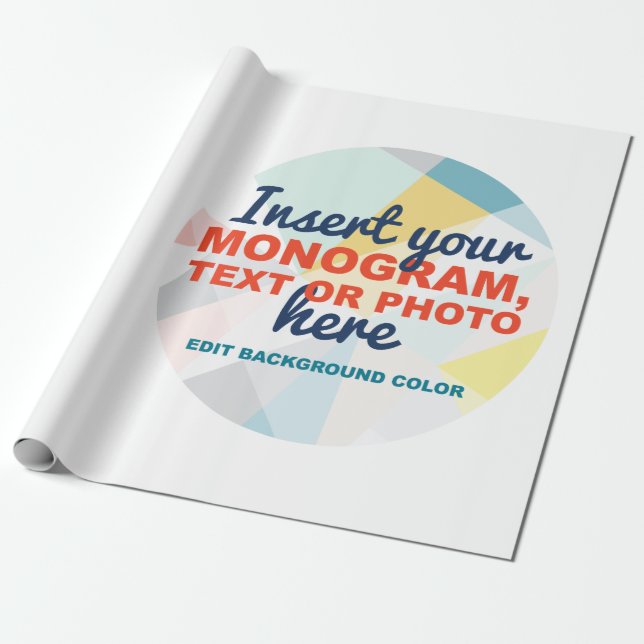 Papel De Presente Crie seu próprio personalizado (Desenrolado)