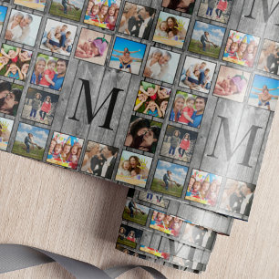 Papel De Presente Crie seu quartel-general russo de colagem de fotos