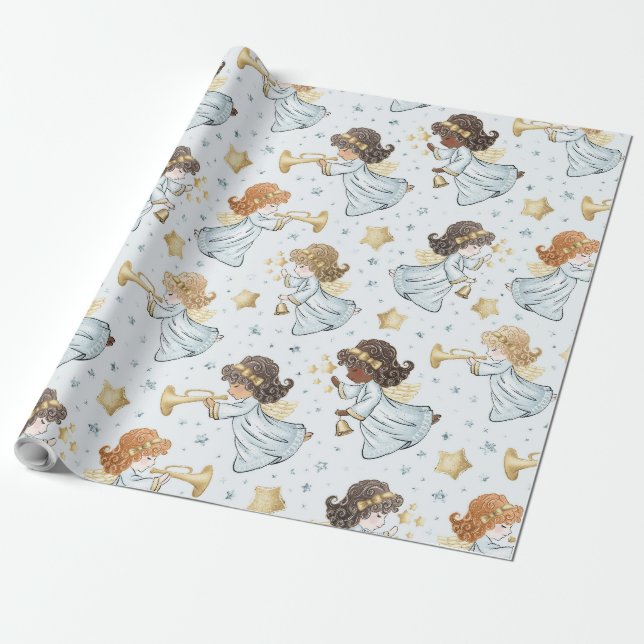 Papel De Presente Crie seus próprios ângulos de trompete (Desenrolado)