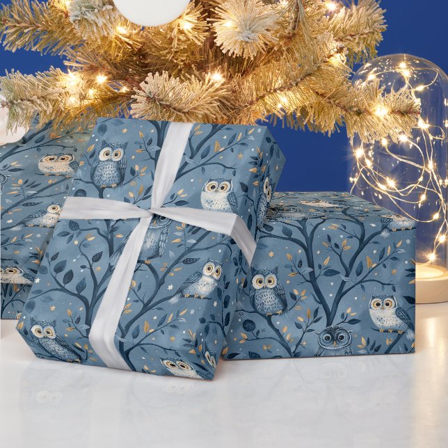 Papel De Presente Crie Seus Próprios Bufões de Inverno Fofos (Feriados)