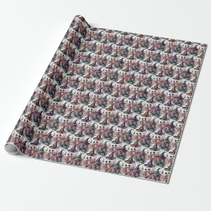 Papel De Presente Crie Seus Próprios Chapéus de Bruxa Místicos de Sa