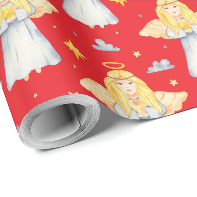 Papel De Presente Crie seus próprios corações e ângulos de estrelas  (Ponta do rolo)