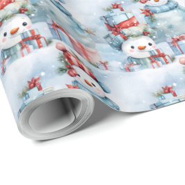 Papel De Presente Crie seus próprios presentes na neve