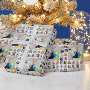 Papel De Presente Crie Sua Própria Colagem de 21 Fotos 
