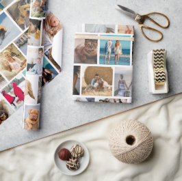 Papel De Presente Crie sua própria grade de fotos personalizada