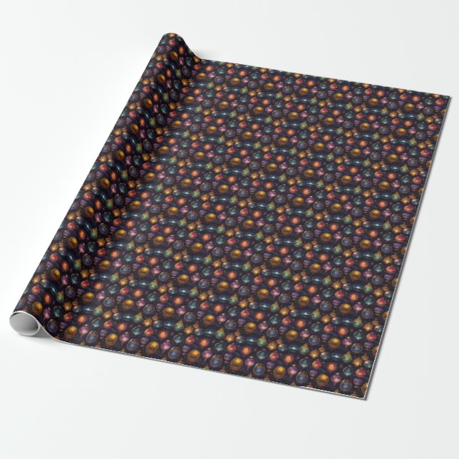 Papel De Presente Crie Suas Próprias Esferas Místicas Flutuantes Mul (Desenrolado)