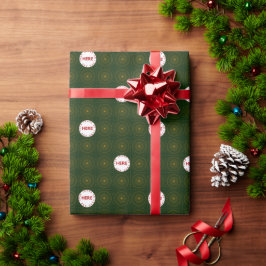 Papel De Presente Crio Art Deco Foto personalizada ou Natal de logot