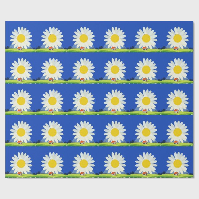 Papel De Presente Crisântemo (Aberto)