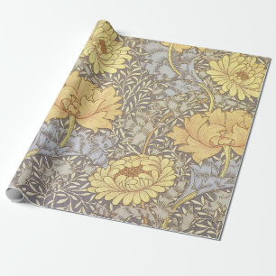Papel De Presente Crisântemo Flor de Mãe de William Morris