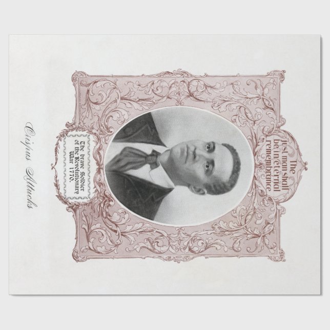 Papel De Presente Crispus Attucks: mártir da Revolução Americana (Aberto)