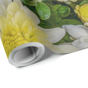 Papel De Presente Cristâncio Amarelo Amarelo Verde Branco