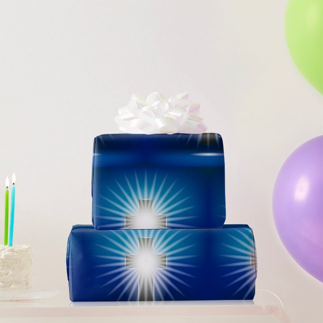 Papel De Presente Cruz brilhante (Criador carregado)