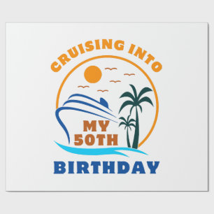 Papel De Presente Cruzeiro Para o Meu 50º Aniversário de Barco