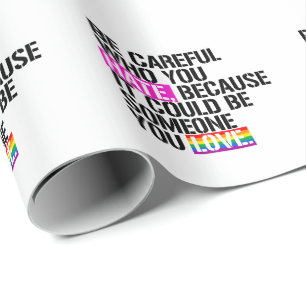 Papel De Presente Cuidado com quem você odeia