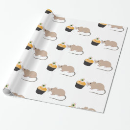 Papel De Presente Cupcake de Olho de Halloween