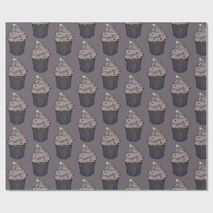 Papel De Presente Cupcake de proposta doce