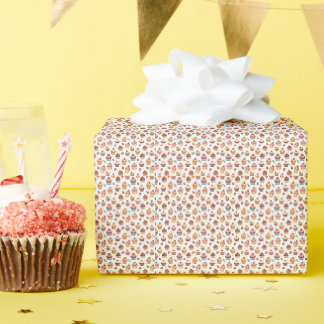 Papel De Presente Cupcakes e Morangos