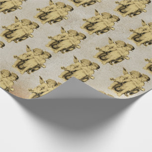 Papel De Presente Cupido Angels Kraft Cupido Angels Kraft, Bebê Cup