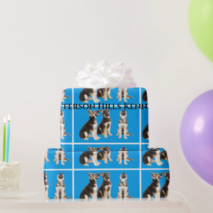 Papel De Presente Cuppies de German shepherd Personalizados
