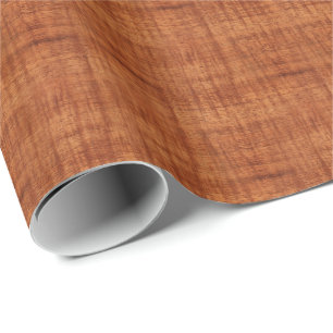 Papel De Presente Curly Acacia Wood Grain Look