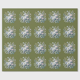 Papel De Presente Custom flower design 