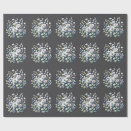 Papel De Presente Custom flower design 