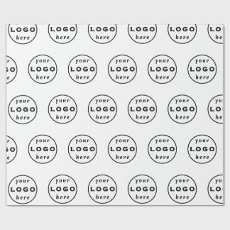 Papel De Presente Custom Logo Business Wrapping Paper | Branded Gift