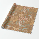 Papel De Presente Cute Boho Floral<br><div class="desc">Papel de embrulho floral de boho-cômoda</div>