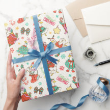 Cute Christmas Goose Illustration Pattern Ivory