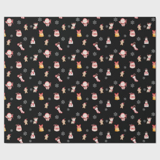 Papel De Presente Cute Christmas Wrapping Paper