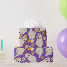 Papel De Presente Cute Ghosts Halloween
