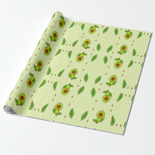 Papel De Presente Cute kawaii avocado