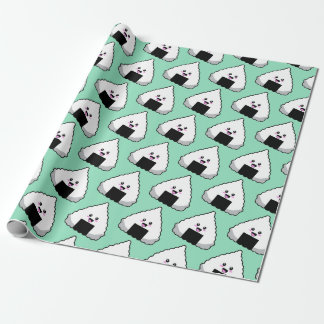 Papel De Presente Cute Kawaii Japanese Onigiri Sushi Food Pattern