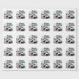 Papel De Presente Cute Lazy Panda – “Maybe Later” Relaxing Panda
