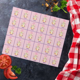 Papel De Presente Cute Llama Animal Festa de aniversário Colorida Me