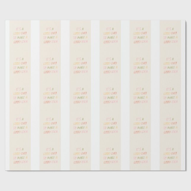Papel De Presente Cute Pastel Hand Lettering Motivational Quote Art  (Aberto)