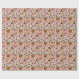 Papel De Presente Cute Pastry Confections Sweets