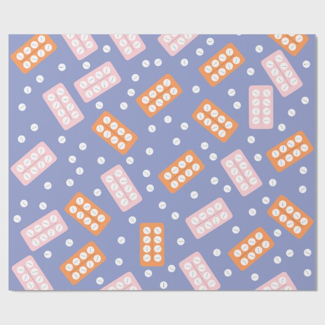 Papel De Presente Cute Pharmacy Tech Tissue Paper (Aberto)