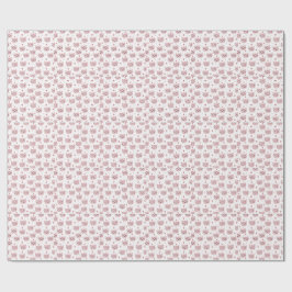 Papel De Presente Cute Pink Kittens and Hearts Pattern for Kids