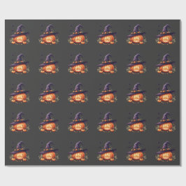 Papel De Presente Cute Spooky Halloween – Abóbora