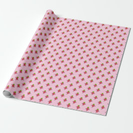 Papel De Presente Cute Strawberry Kawaii Berry Sweet