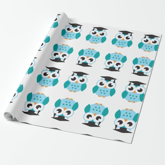 Papel De Presente Cute wise owl (Desenrolado)