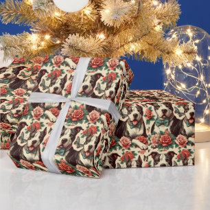 Papel De Presente Cuz Vintage American Pit Bull Terrier