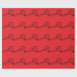 Papel De Presente Cycling Frog