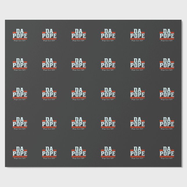 Papel De Presente Da Pope Da América O Papa Leo XIV Provost De Chica (Aberto)