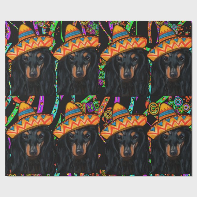 PAPEL DE PRESENTE DACHSHUND            (Barra)
