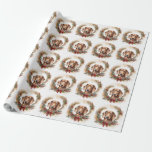 Papel De Presente Dachshund Christmas Wreath Festivo Pup<br><div class="desc">Procurando o presente de Natal perfeito para seu amigo peludo? Nosso presente de Natal é o que você precisa! Com um tema de Natal encantador, é o presente ideal para o seu querido animal de estimação. Quer você seja uma mãe de cachorro, pai de cachorro, ou simplesmente um amante de...</div>