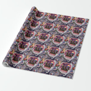 Papel De Presente Dachshund Dia dos Namorados
