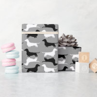 Dachshund Silhouettes Pattern | Caninos