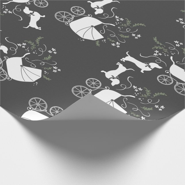 Papel De Presente Dachshund Weiner Cão Chá de fraldas Sexo Neutro (Ponta)